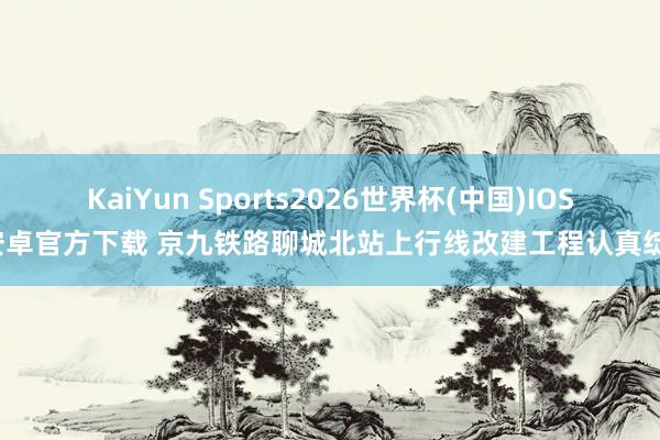 KaiYun Sports2026世界杯(中国)IOS/安卓官方下载 京九铁路聊城北站上行线改建工程认真绽开