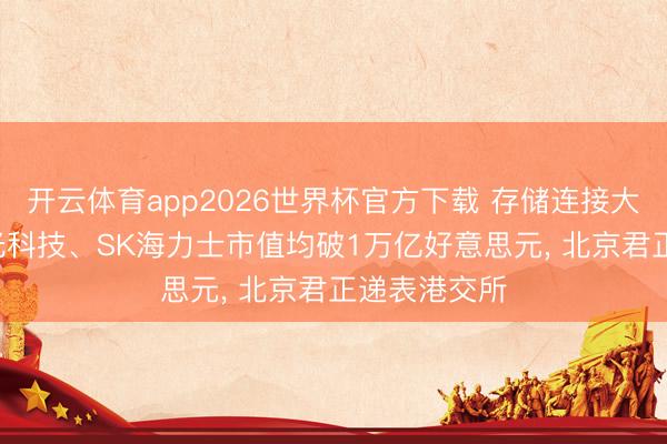 开云体育app2026世界杯官方下载 存储连接大涨! 好意思光科技、SK海力士市值均破1万亿好意思元, 北京君正递表港交所